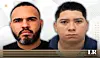 Side-by-side portrait images of two men, one bearded and one clean-shaven, shown against a graphic background.